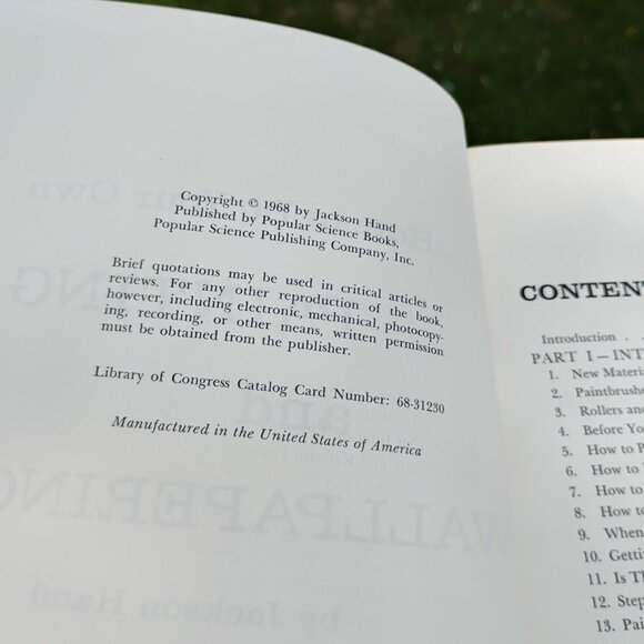 book How to Do Your Own Painting and Wall Papering by Jackson Hand (C) 1968 - Picture 5 of 13